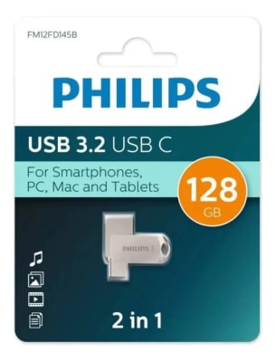 PENDRIVER 128 GB TIPO C Y TIPO A1