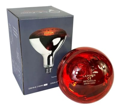 AMPOLLETA INFRARROJA 250 WATTS L.A. POWER1