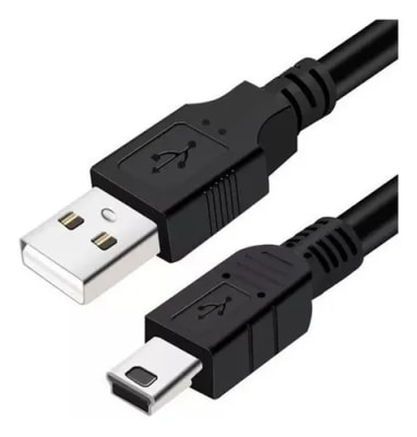 CABLE USB 2.0 A MINI USB 5 PINES 0,8 METROS1