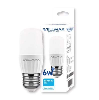 AMPOLLETA E27 CORTA 6 WATTS T37 LUZ FRIA1