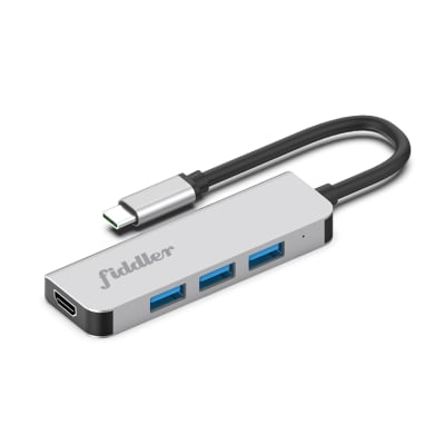 ADAPTADOR USB C A HDMI 4K/30HZ + 3 USB 3.0/5GBPS FIDDLER1