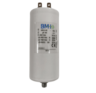CONDENSADOR PERMANENTE 40 MICROFARADIOS BMI1