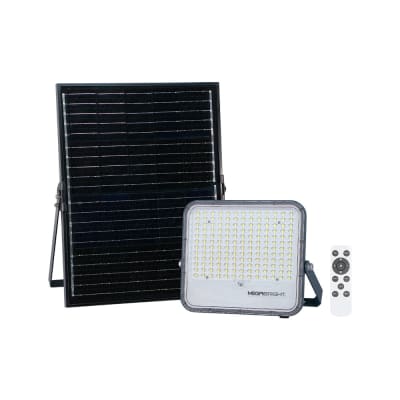 Proyector Solar Led +panel solar 300 Watts Megabright1