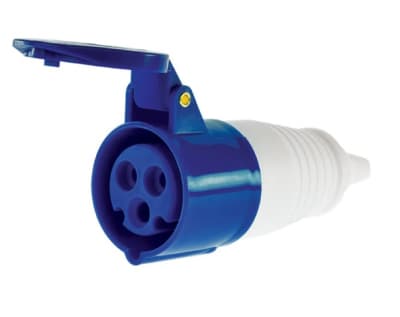 Enchufe Hembra Industrial Volante 16 A – 220 V / 2P+T / IP44 Lexo1