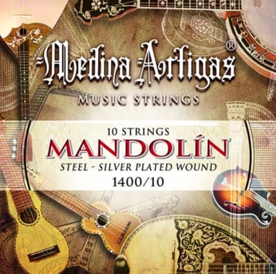 SET DE 10 CUERDAS MANDOLINA 1400/10 MEDINA ARTIGAS1