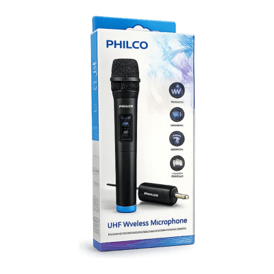 Microfono Inalambrico Conex Uhf Recargable Philco Wm2451