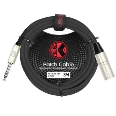 CABLE PLUG STEREO A XLR M 3M KIRLIN MP-483PR1