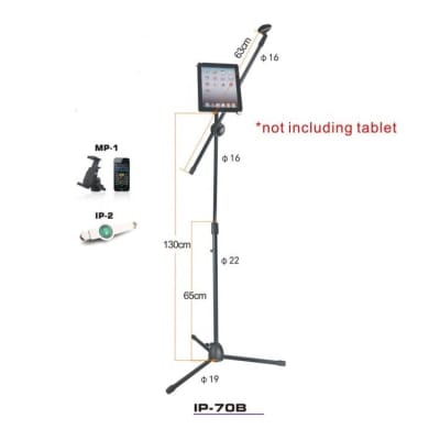 PEDESTAL DE MICROFONO Y TABLET O TELEFONO1