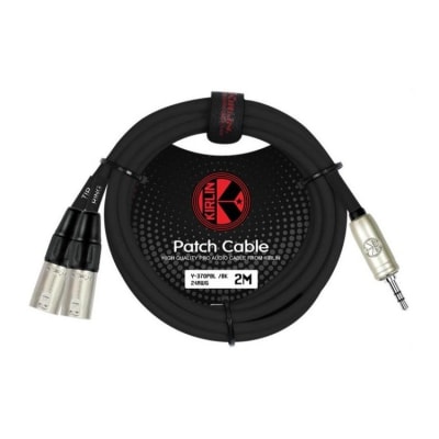 Cable Plug 3,5 TRS a 2 XLR macho, 3 metros Kirlin1