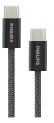 Cable Usb-C Usb-C 3.2 A Usb-c 60W 1M Negro Philips Dlc5051cb1