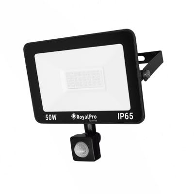 PROYECTOR LED CON SENSOR DE MOVIMIENTO 50WATTS ROYAL PRO1
