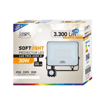 Proyector LED 30W con Sensor de Movimiento IP65 Softlight1
