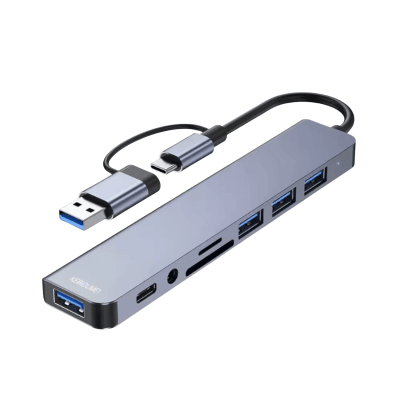 HUB USB 3,0 DE 5GBPS ALTA VELOCIDAD ADAPTADOR MULTIPUERTO1