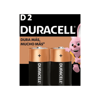 PAR PILAS DURACELL TAMAÑO D1