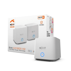 ROUTER MESH NEXXT BOLT AX1800 WI-FI 6 – PACK DE 2 UNIDADES