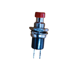 PULSADOR TIPO BOTON ROJO 1 A 250 VAC