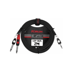 CABLE 3.5 STEREO A PLUG 6.3 MONO 2 METROS