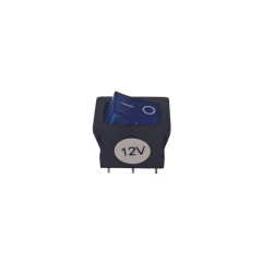 INTERRUPTOR 12V ROCKER AZUL