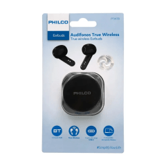 Audifonos Bluetooth True Wireless Negro Philco Ptw7b