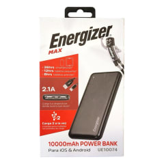POWER BANK 10000 mAh 2.1 ENERGIZER IOS Y ANDROID