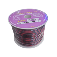 Cable Paralelo Parlante 2x24 Rojo-Negro VALOR POR METRO