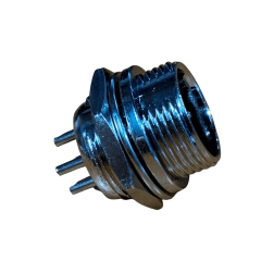 Conector Circular para Montaje o chasis en Panel 6-Pin MACHO