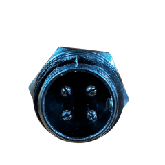 Conector Circular para Montaje o chasis en Panel 4-Pin MACHO
