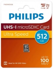TARJETA MICRO SD 512 GB V30 CLASE 10 A1