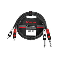 CABLE 2 RCA A 2 PLUG 6.3 mm. 3 METROS KIRLIN
