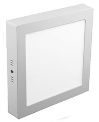 Panel Led Cuadrado Sobrepuesto 18w/6000k Megabright