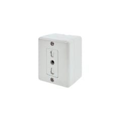 ENCHUFE SOBREPUESTO SIMPLE 10A-16A BLANCO LEXO LXSP16S