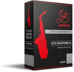 Caña clásica Gonzalez  para saxofón alto,  fuerza 3 (UNIDAD)