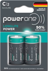 Pila tipo C  alcalinas power one alemana