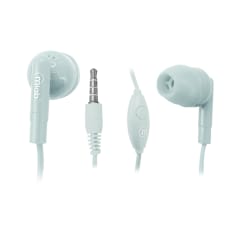 AUDÍFONO GUMMY BLANCO IN-EAR CON MICRÓFONO MICROLAB
