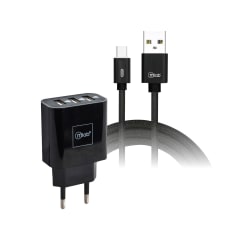 KIT CARGADOR DE CELULAR  2.1 AMPERES  TYPE C