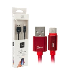 CABLE DE CARGA TIPO C 3.1AMPERES  MLAB ROJO