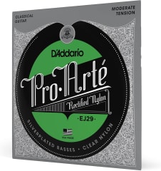 Set Guitarra Clásica D'Addario  Proa Nylon Rect Mod (EJ29)