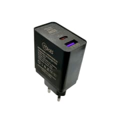 CARGADOR RAPIDO 220 V TIPO C Y USB A