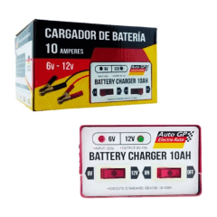 CARGADOR DE BATERIAS DE 10 AMPERES 6V Y 12 V