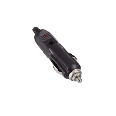 CONECTOR MACHO PARA AUTOMOVIL CON FUSIBLE Y LED