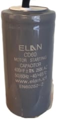 CONDENSADOR DE PARTIDA ELAN 400 micro Faradios