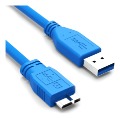 CABLE USB A MICRO-B 3.0 PARA DISCO DURO 1.5 METROS