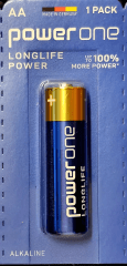 PILA ALCALINA AA POWER ONE