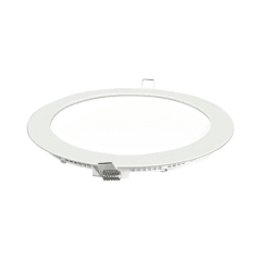 PLAFÓN 12 WATTS CIRCULAR EMBUTIDO LUZ FRÍA CON DRIVER