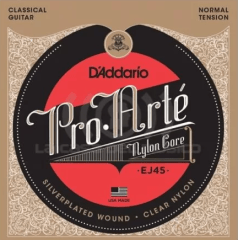 SET DE CUERDAS DE GUITARRA CLASICA D’addario PRO ARTE EJ45