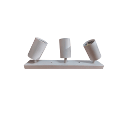 APLIQUE TRIPLE GU10 BLANCO