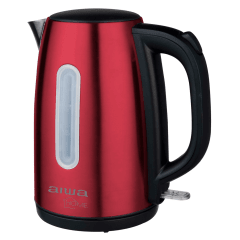 HERVIDO ELÉCTRICO AIWA 1.7L ACERO INOXIDABLE 2200W AW-JD1402 ROJO