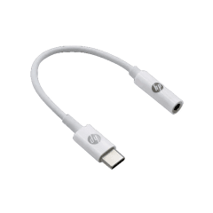 ADAPTADOR HP DE AUDIO USB-C A 3.5 BLANCO