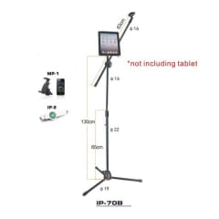 PEDESTAL DE MICROFONO Y TABLET O TELEFONO