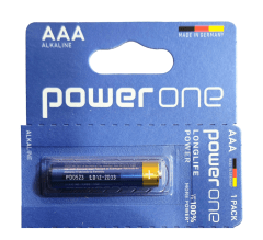 PILA ALCALINA AAA POWER ONE